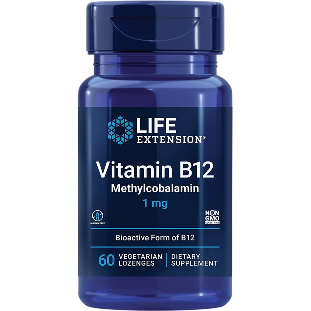 Suplemento Vitamina B12 metilcobalamina 1 mg salud cerebral