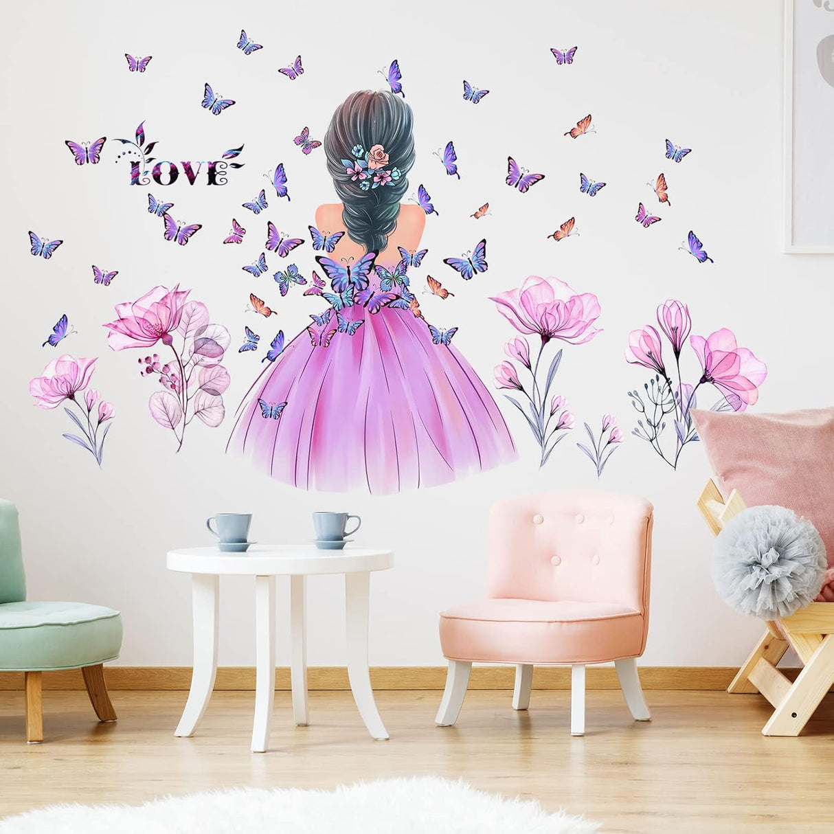 Pegatinas de Mariposas para Pared, Decoración Infantil, DIY