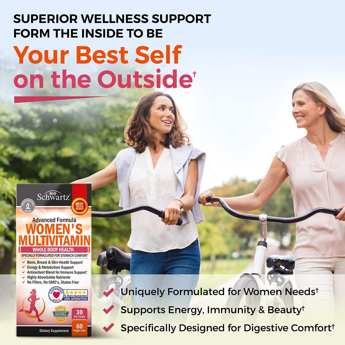 Multivitamínico para mujeres con vitamina D3 - Apoyo inmunitario