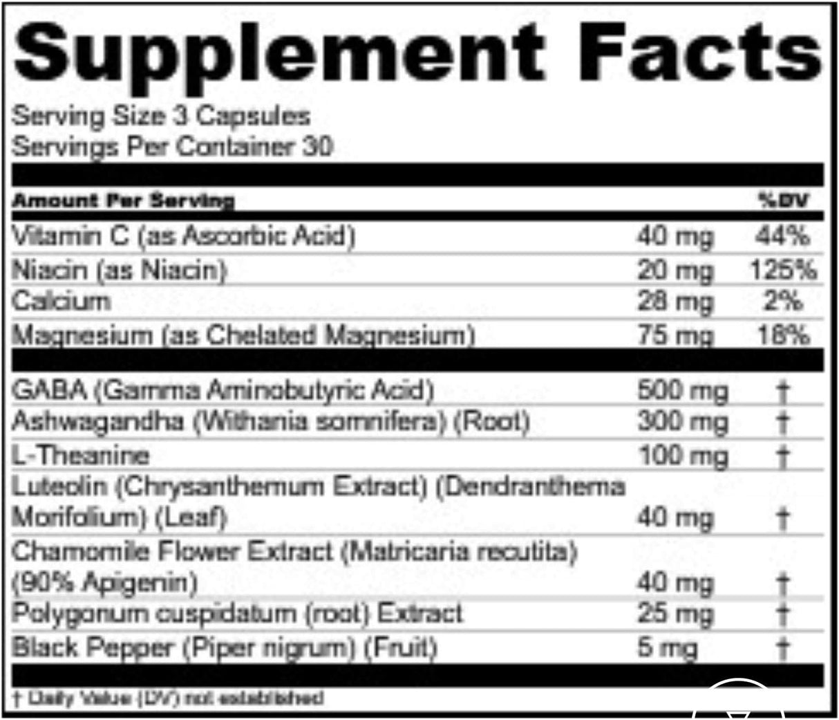 Suplemento de Estrés Levium | Alivio Natural | 90 Cápsulas