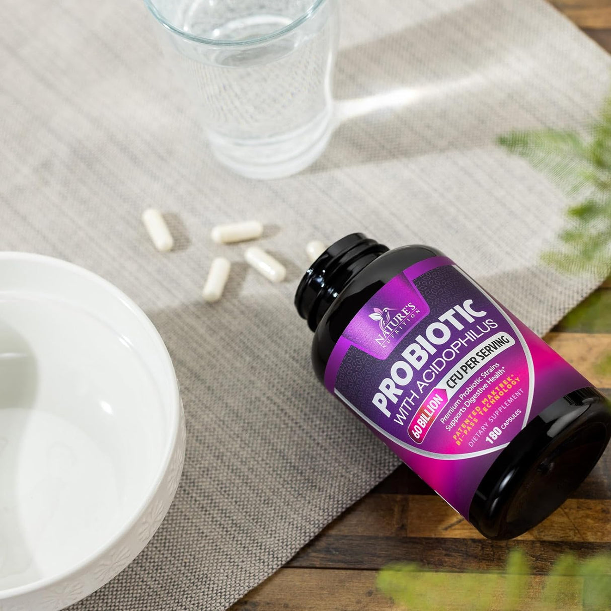 Suplemento Probióticos con prebióticos para apoyo a la salud