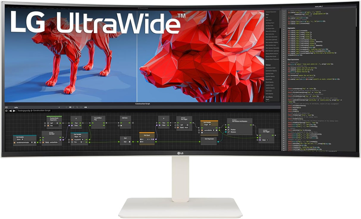 Monitor UltraWide LG 38WR85QC-W 38 WQHD 144Hz 1ms G-SYNC