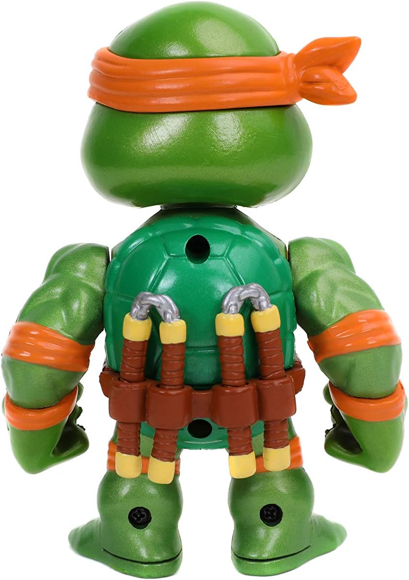 Figuras de Hielo TMNT Michelangelo 4” De Acero Die-cast