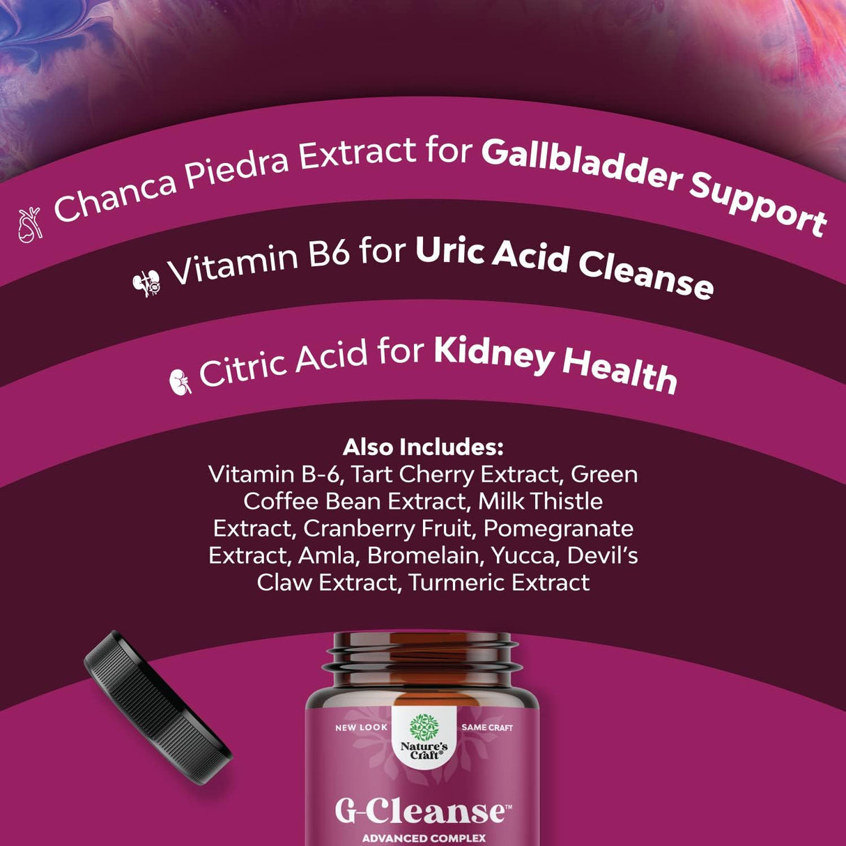 Suplemento de apoyo de ácido úrico para las articulaciones