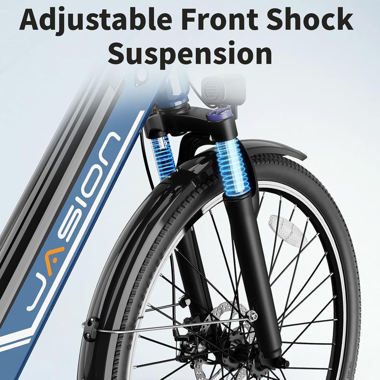 Bicicleta eléctrica Jasion Roamer 1200W, 60 millas, 7 velocidades