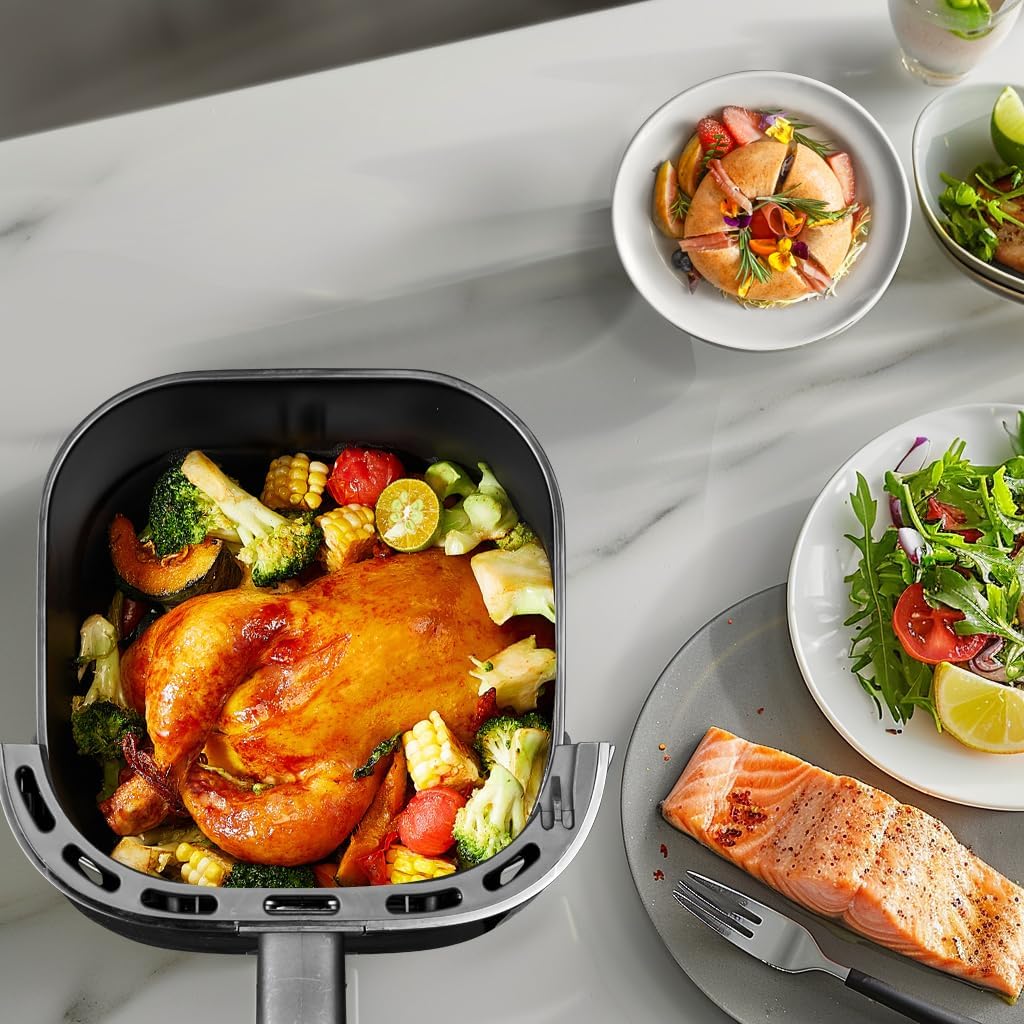 Freidora de Aire ASZ 4.5qt, 8 Presets, Apagado Automático