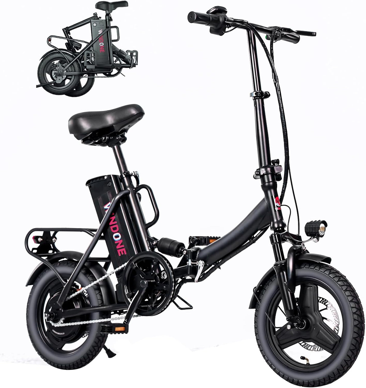 Bicicleta Eléctrica S14/S16, 500W/750W, 19/22 MPH, Plegable