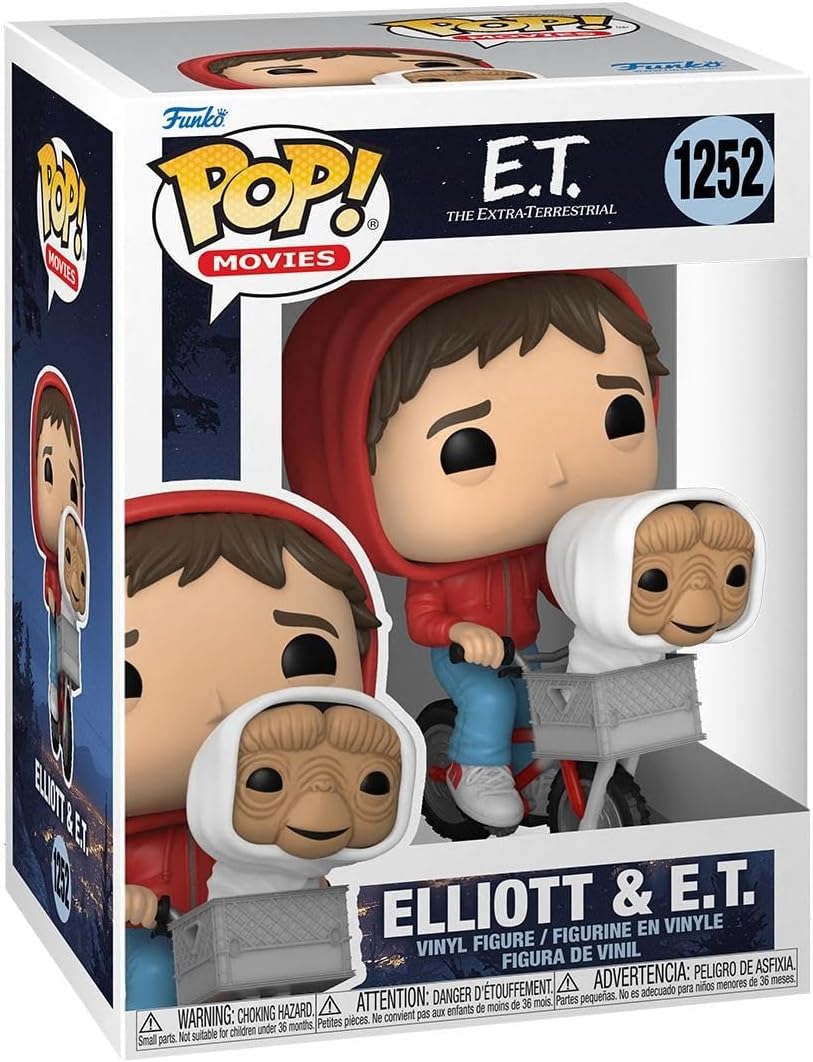 Funko Pop! E.T. Elliot con E.T. en cesta, 3.75 pulgadas