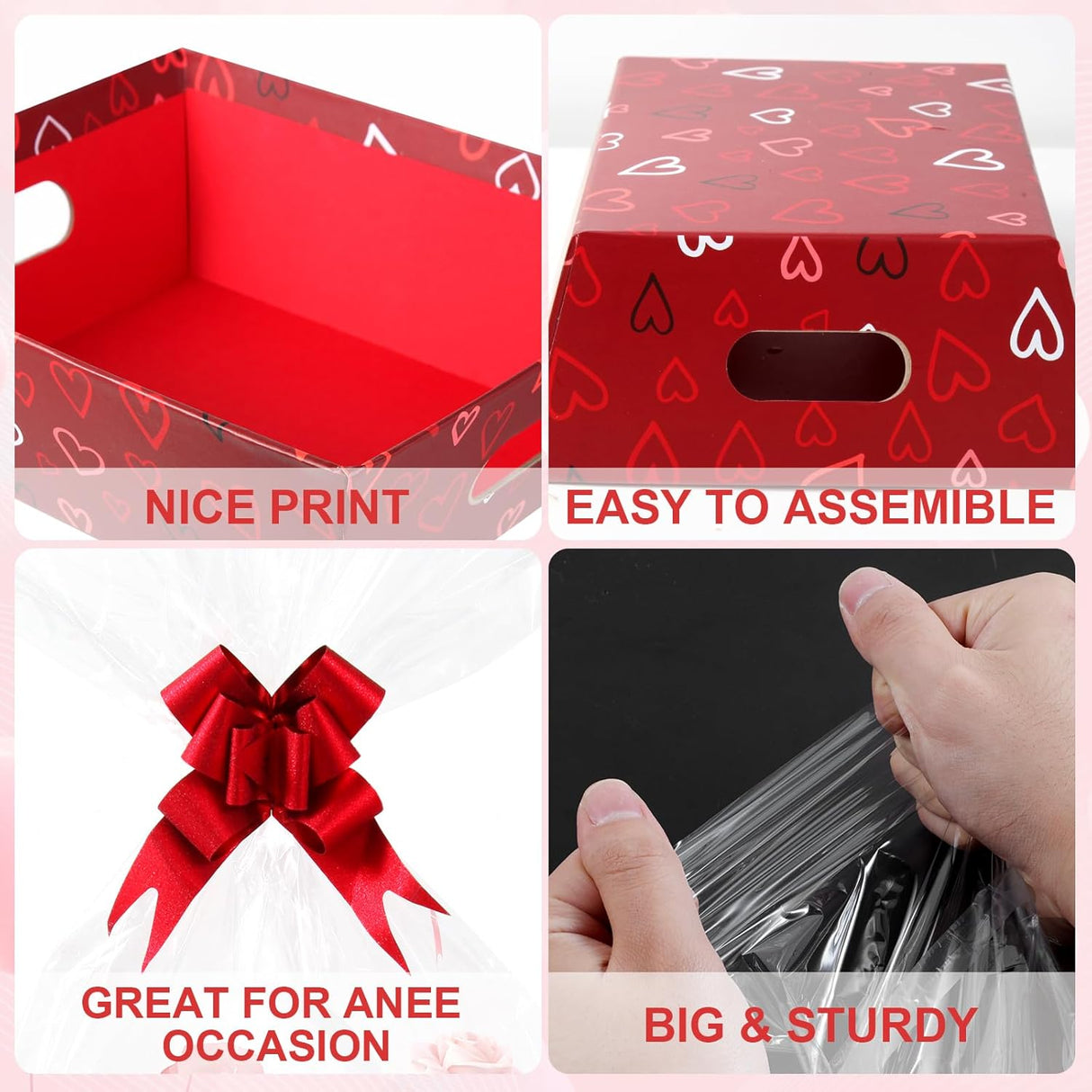 Juego de 36 cestas de regalo para el día de San Valentín