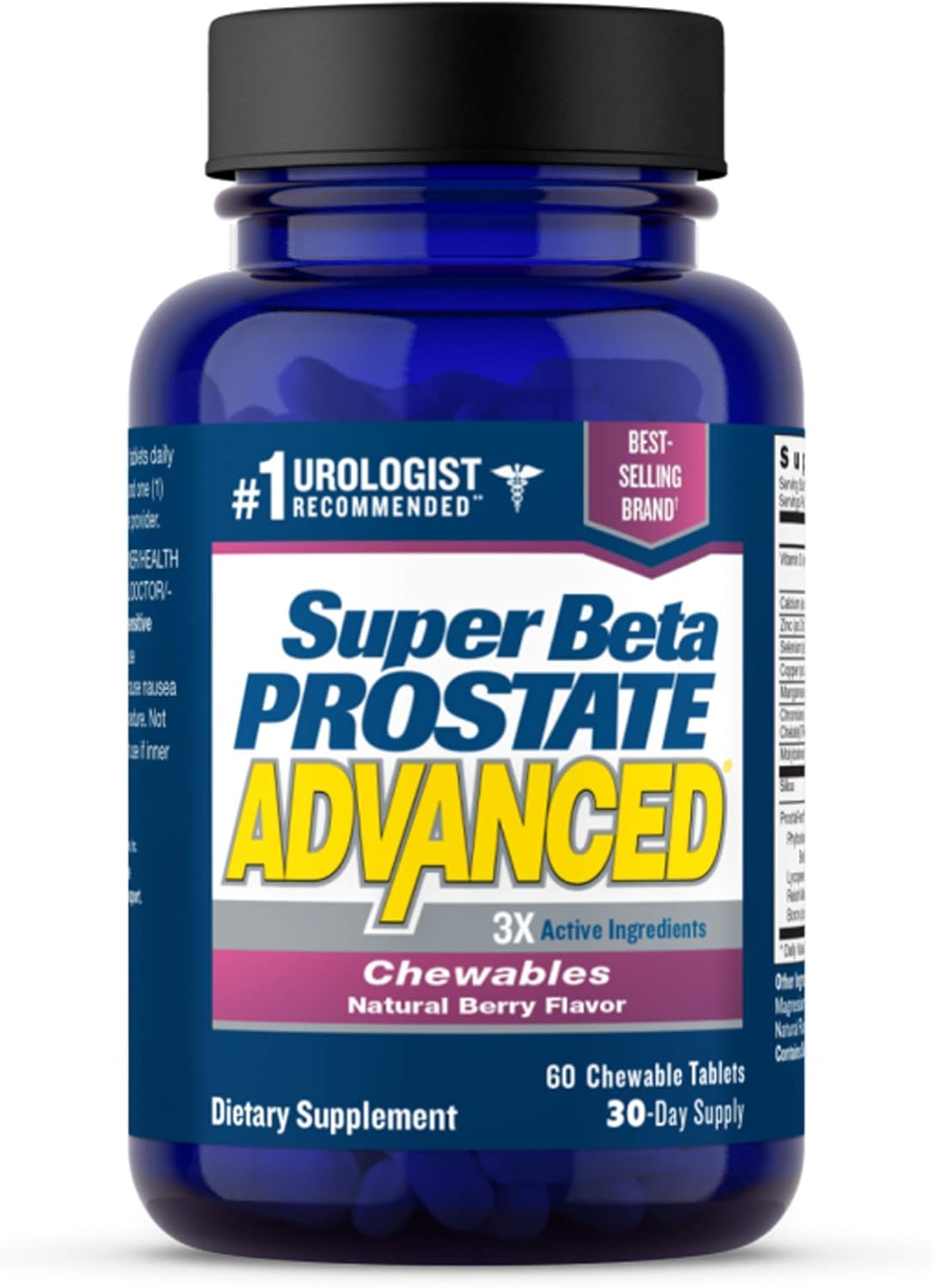 Suplementos Beta Prostate Advanced Chewables 60 masticables