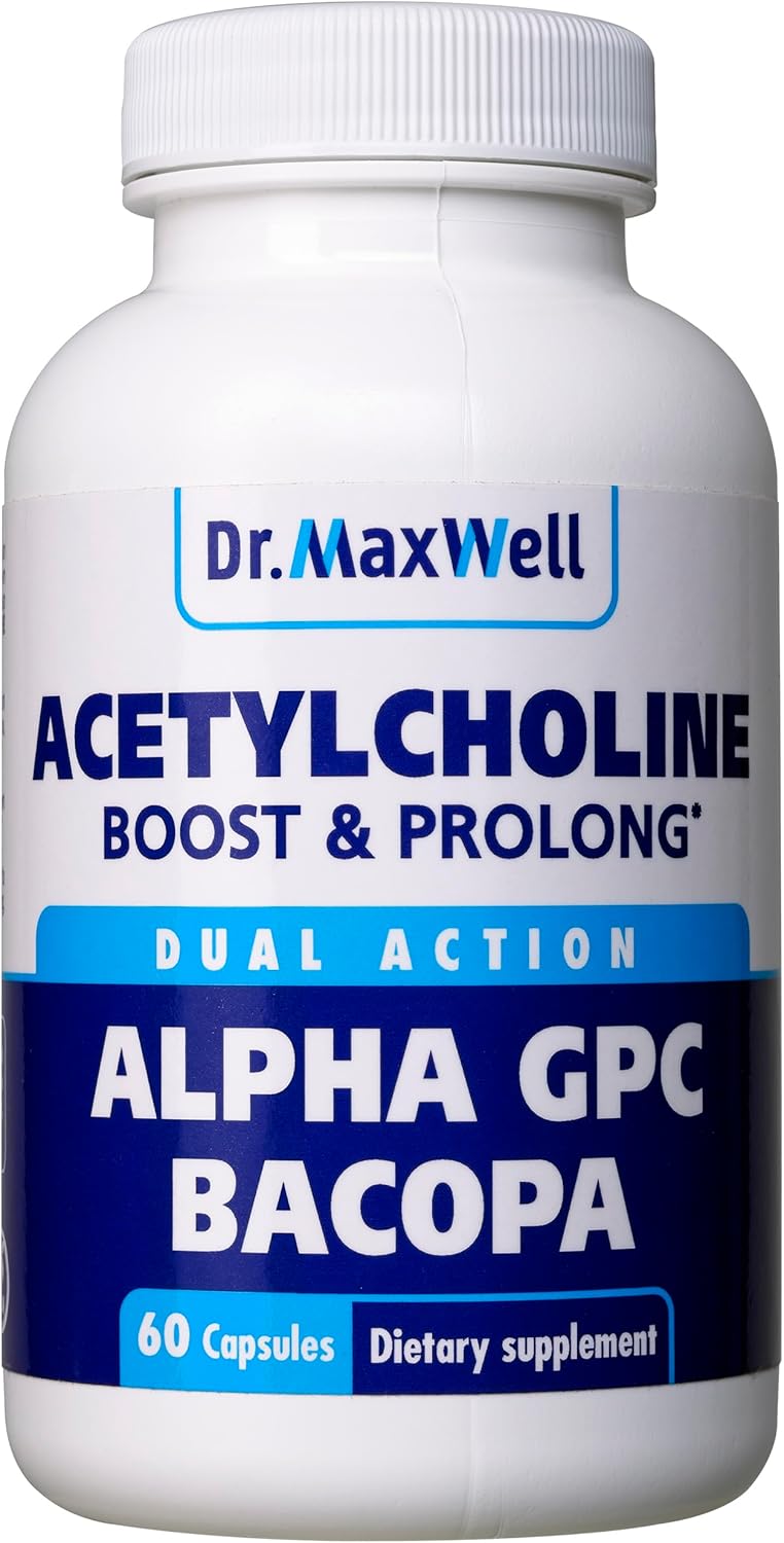 Suplemento Acetilcolina Alpha GPC + Bacopa para Memoria y Aprendizaje