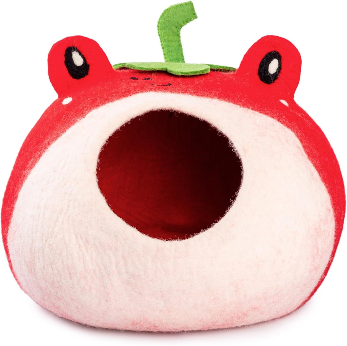 Cueva para Gatos de Lana Merino - Woolygon - Ecoamigable, Plegable