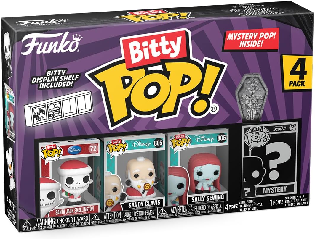 Figuras Coleccionables Funko Bitty Pop! - Pesadilla antes de Navidad