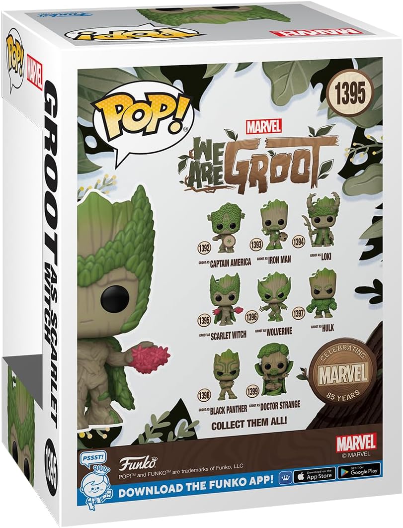 Funko Pop! Marvel: Groot como Scarlet Witch - 85 Aniversario