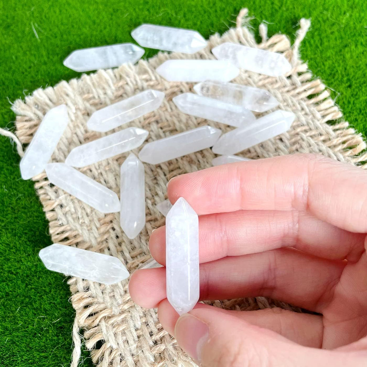 Crisoles de Cuarzo Transparente para Sanación y Meditación