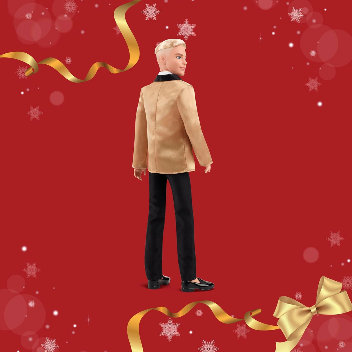 Muñeca Barbie Signature 2025 Holiday Ken con traje completo y estuche