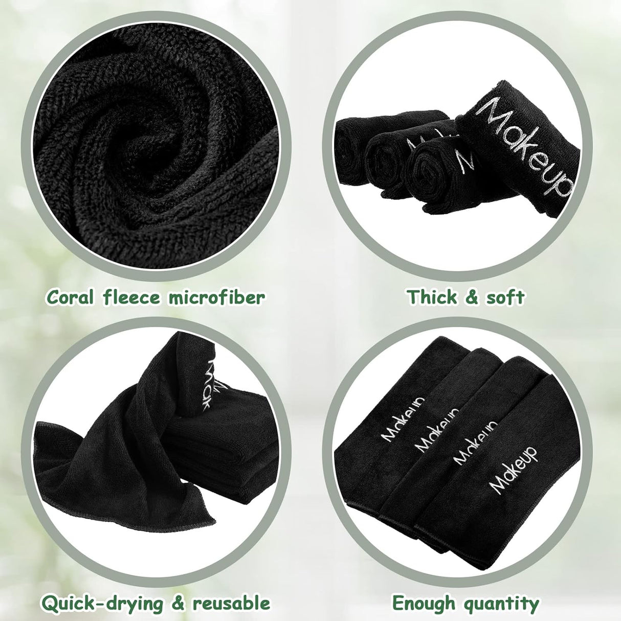 Pack de 20 paños para quitar el maquillaje Shimeyao