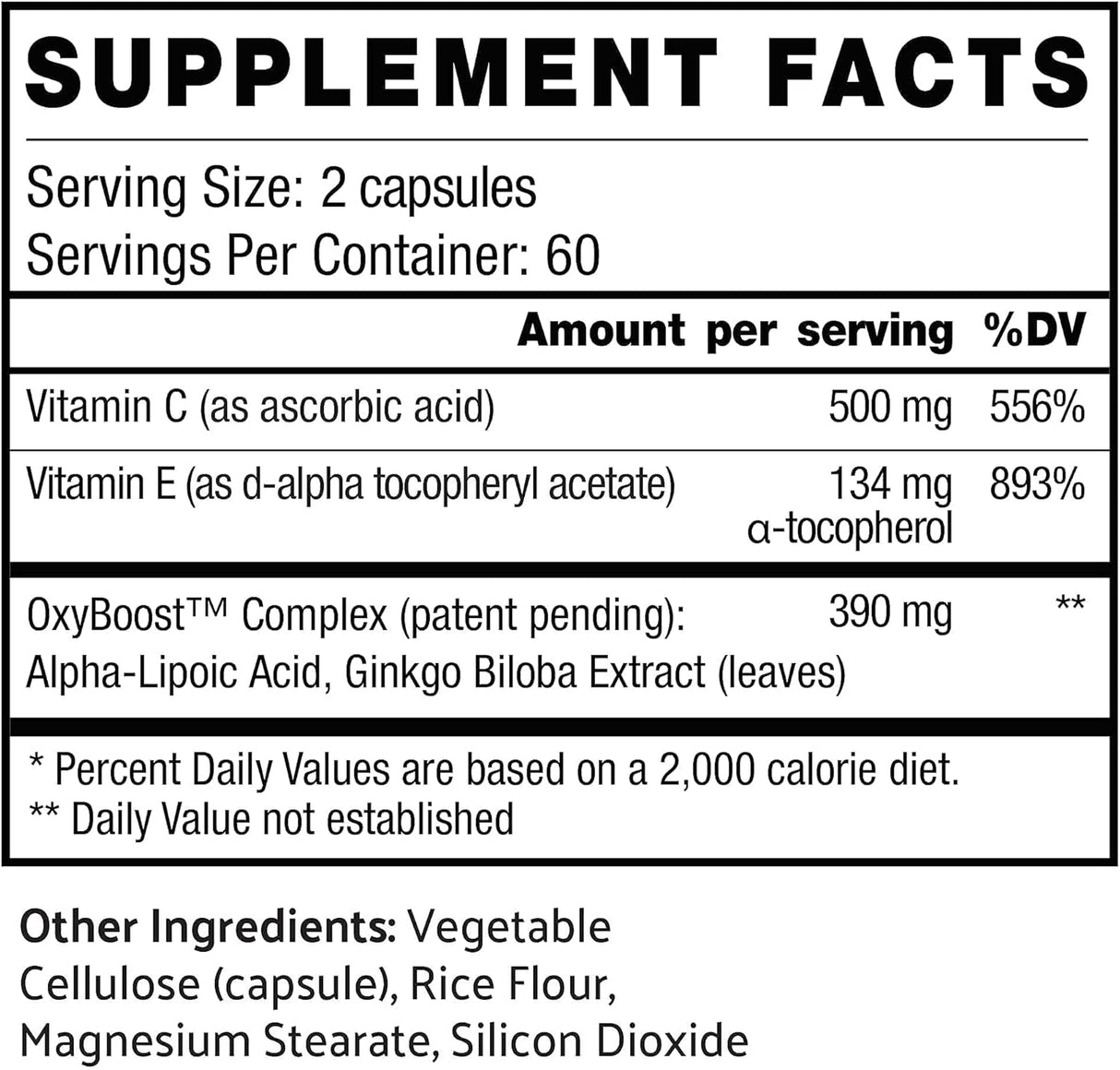 Compuesto Altitude Rx para elevar el oxígeno 120 cápsulas