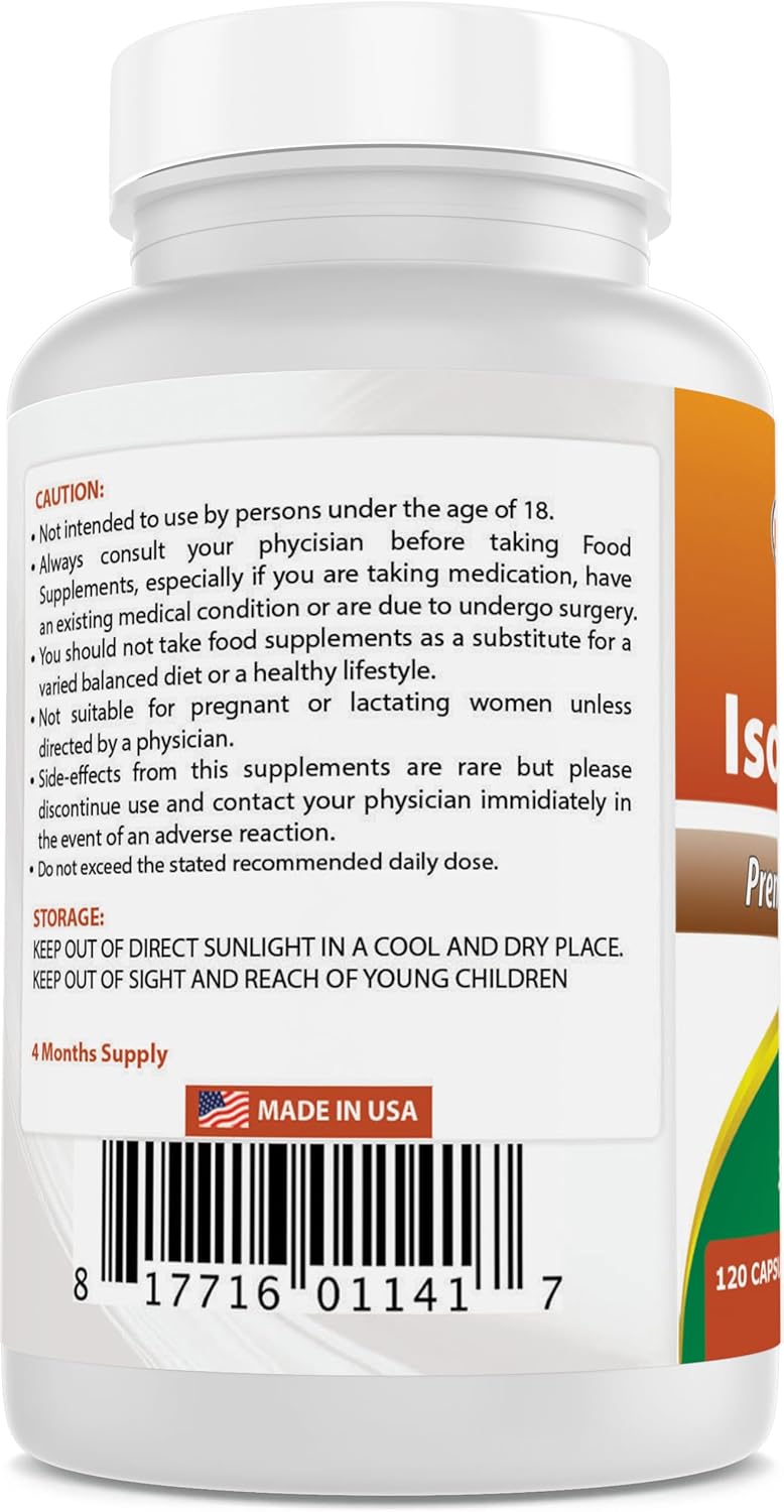 Isoflavonas de Soja 750 mg 120 Cápsulas Best Naturals 2 Pck