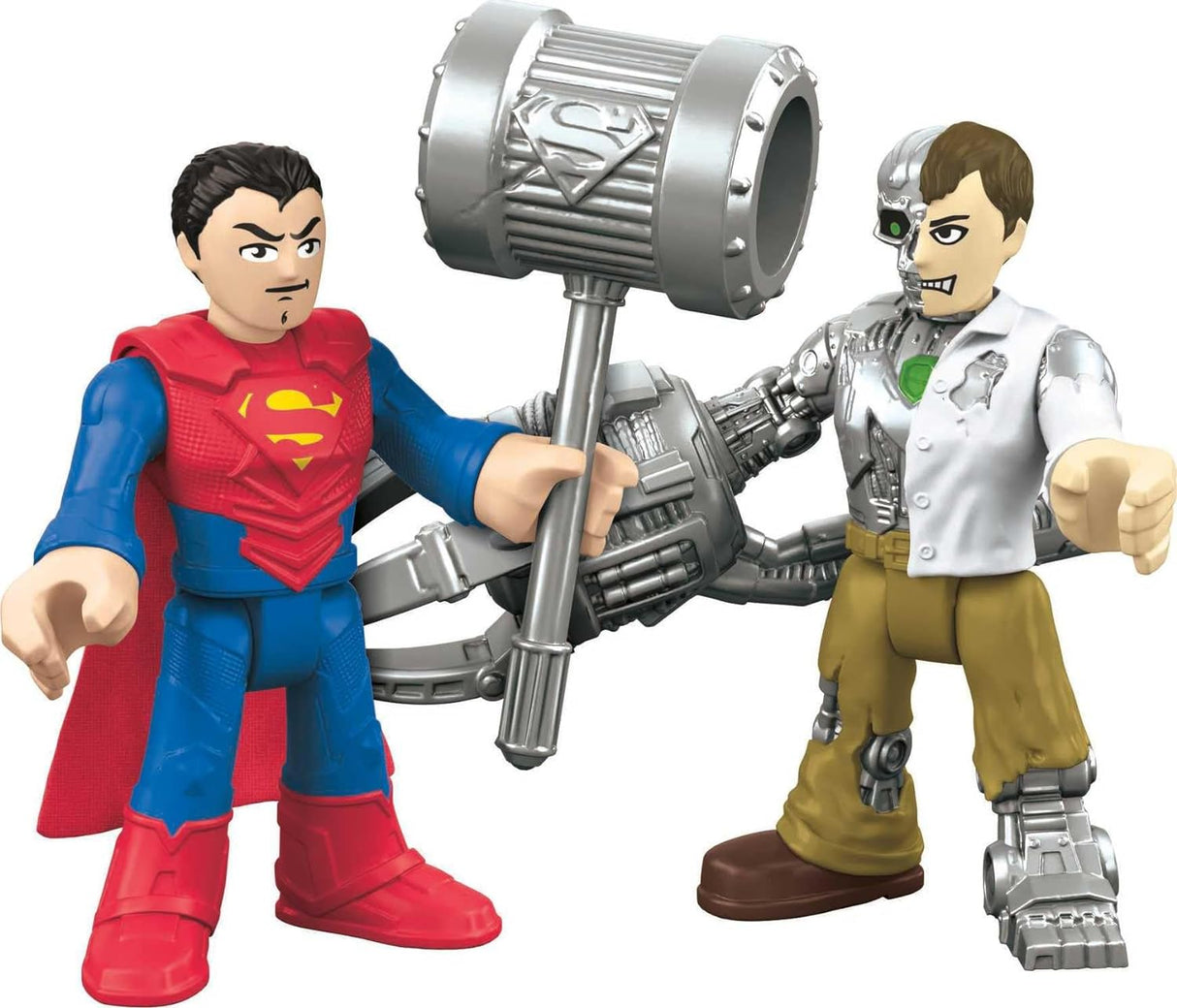 Figuras Superman y Metallo, Fisher-Price, DC Super Friends, 2023