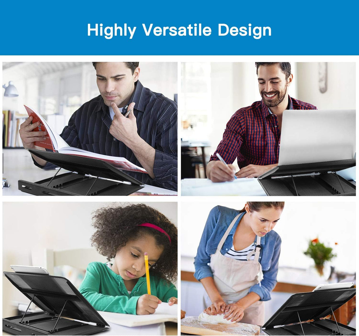 Soporte elevador ajustable para laptop HNLR2 HUANUO