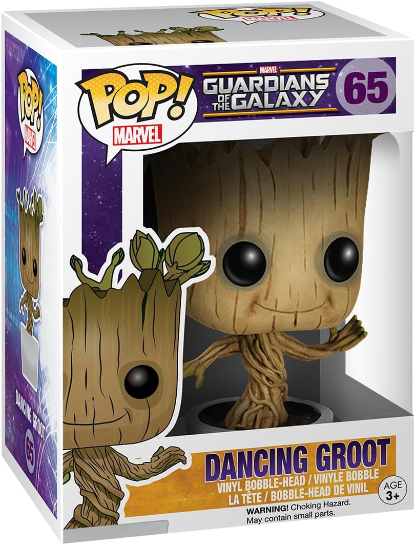 Figura de acción Bobble Groot Bailarín de Funko Pop! Marvel