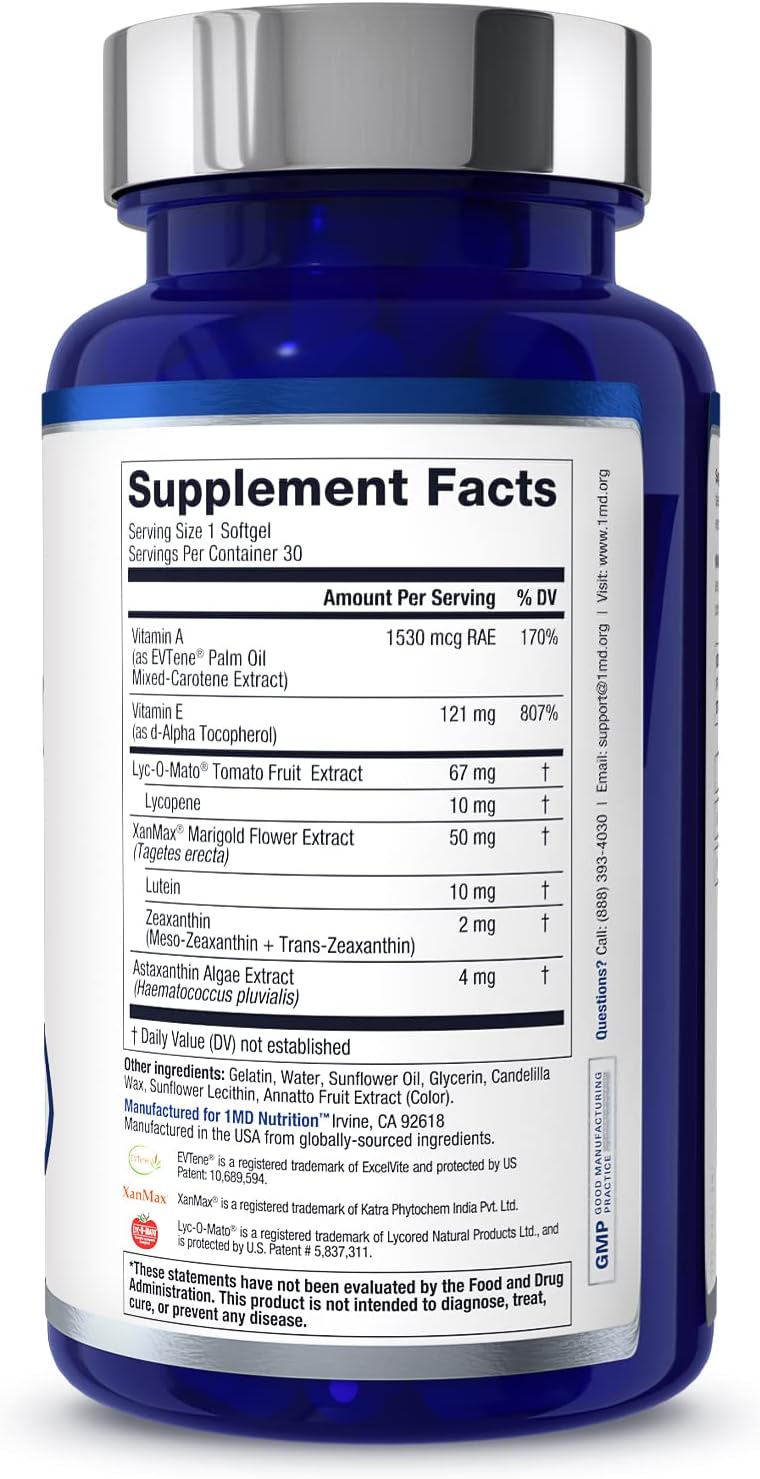 Suplemento Nutrition VisionMD ocular para adultos OptiLut