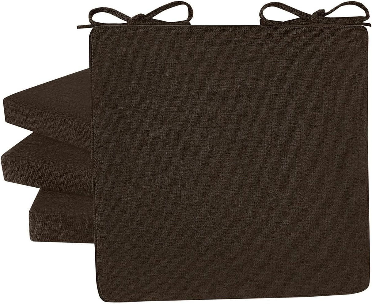 Cojines para Sillas de Comedor Cozyide, 4 Pack, 16 x 16