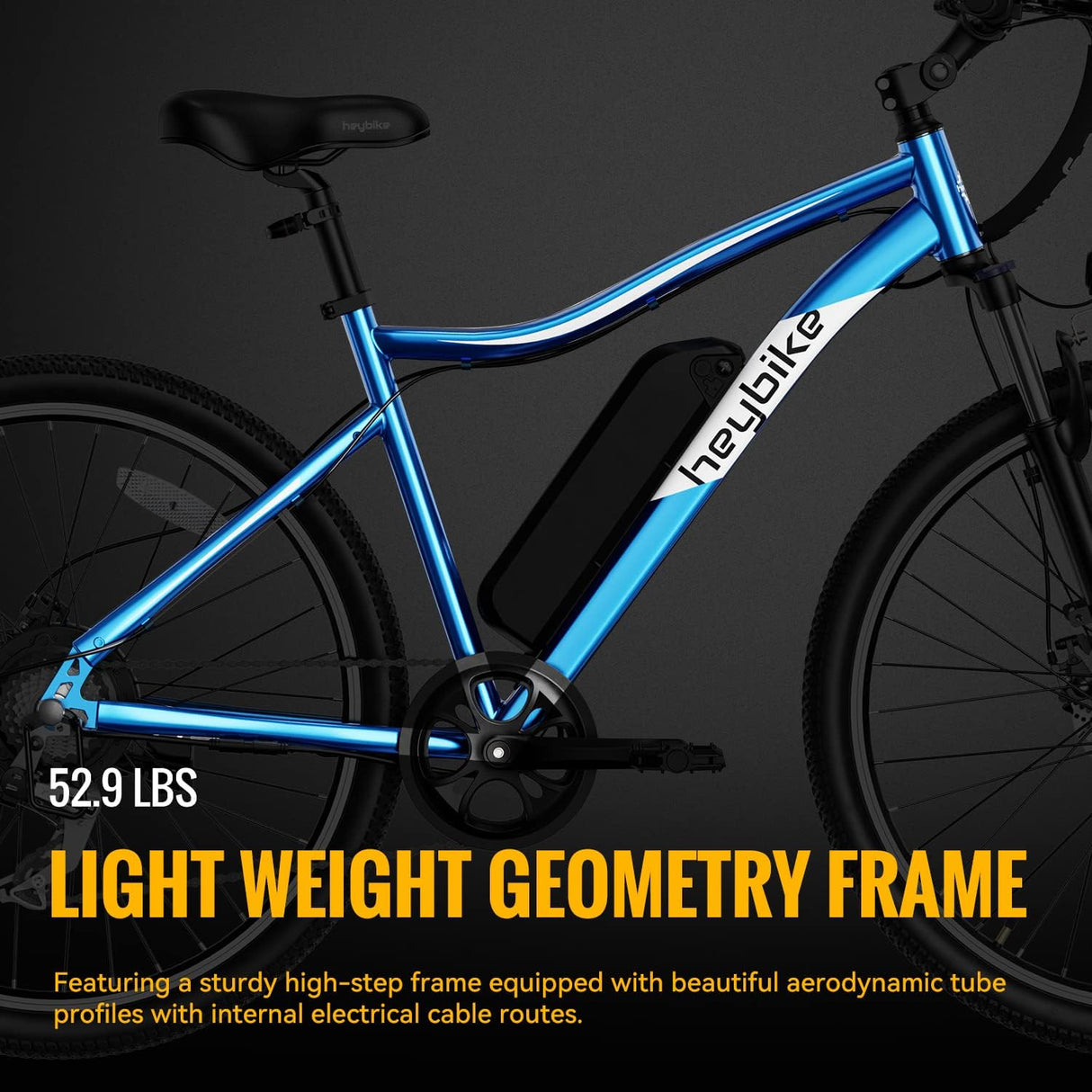 Bicicleta Eléctrica Heybike Race Max 750W, 28mph, 600WH