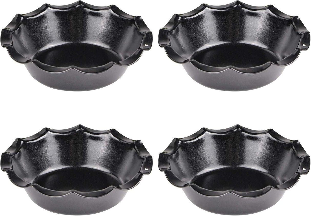 Moldes para tartas antiadherentes con bordes con volantes