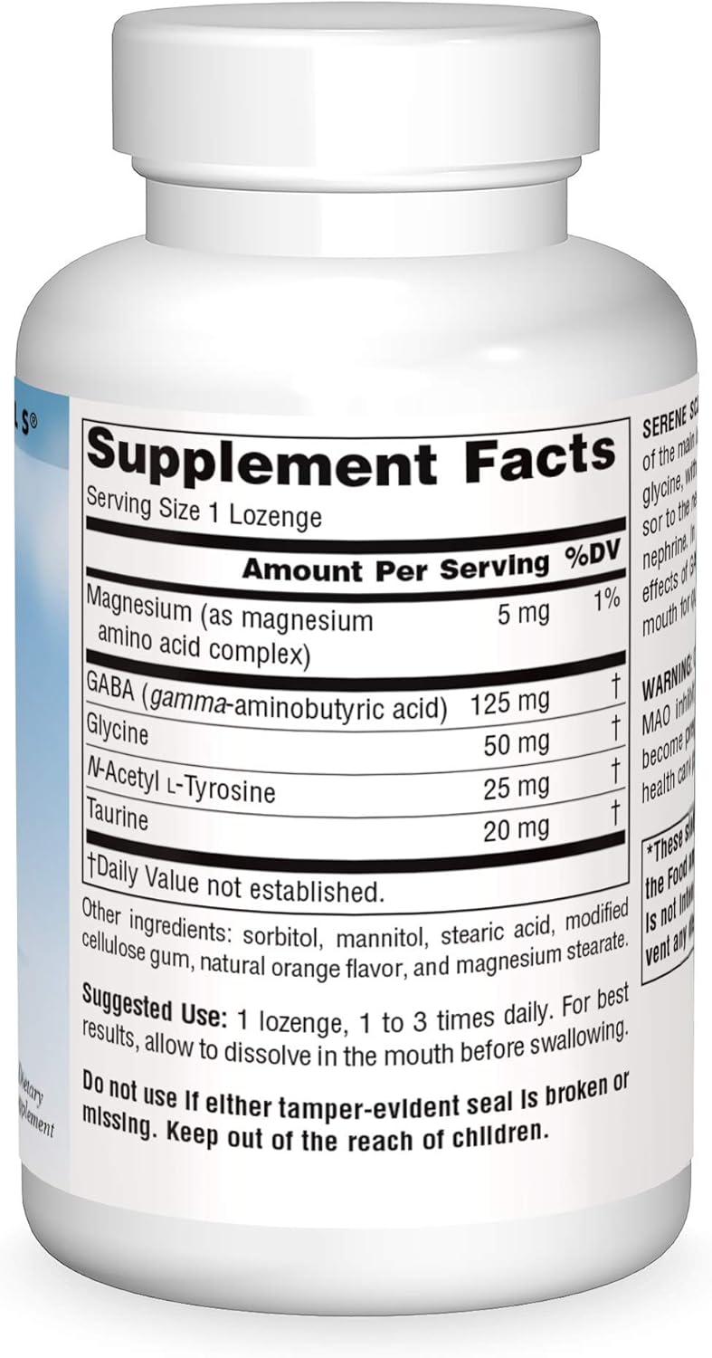 Suplemento Calmante Gaba Calm de Source Naturals naranja