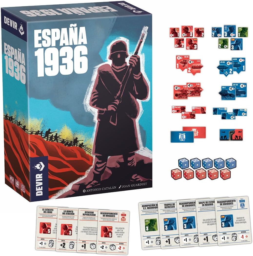 Juego de Estrategia España 1936, Devir, 2 Jugadores, 14+