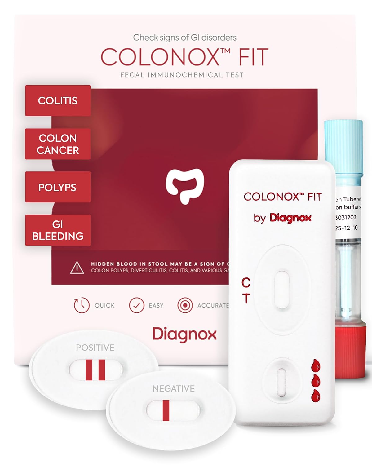 Prueba de Colon COLONOX - Test de Sangre Oculta en Heces
