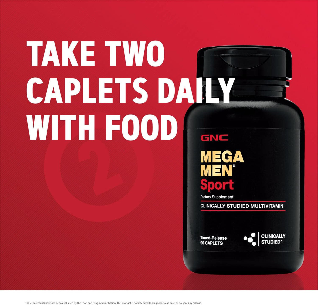 Suplemento GNC Mega Men Sport Multivitamin Performance 180 u