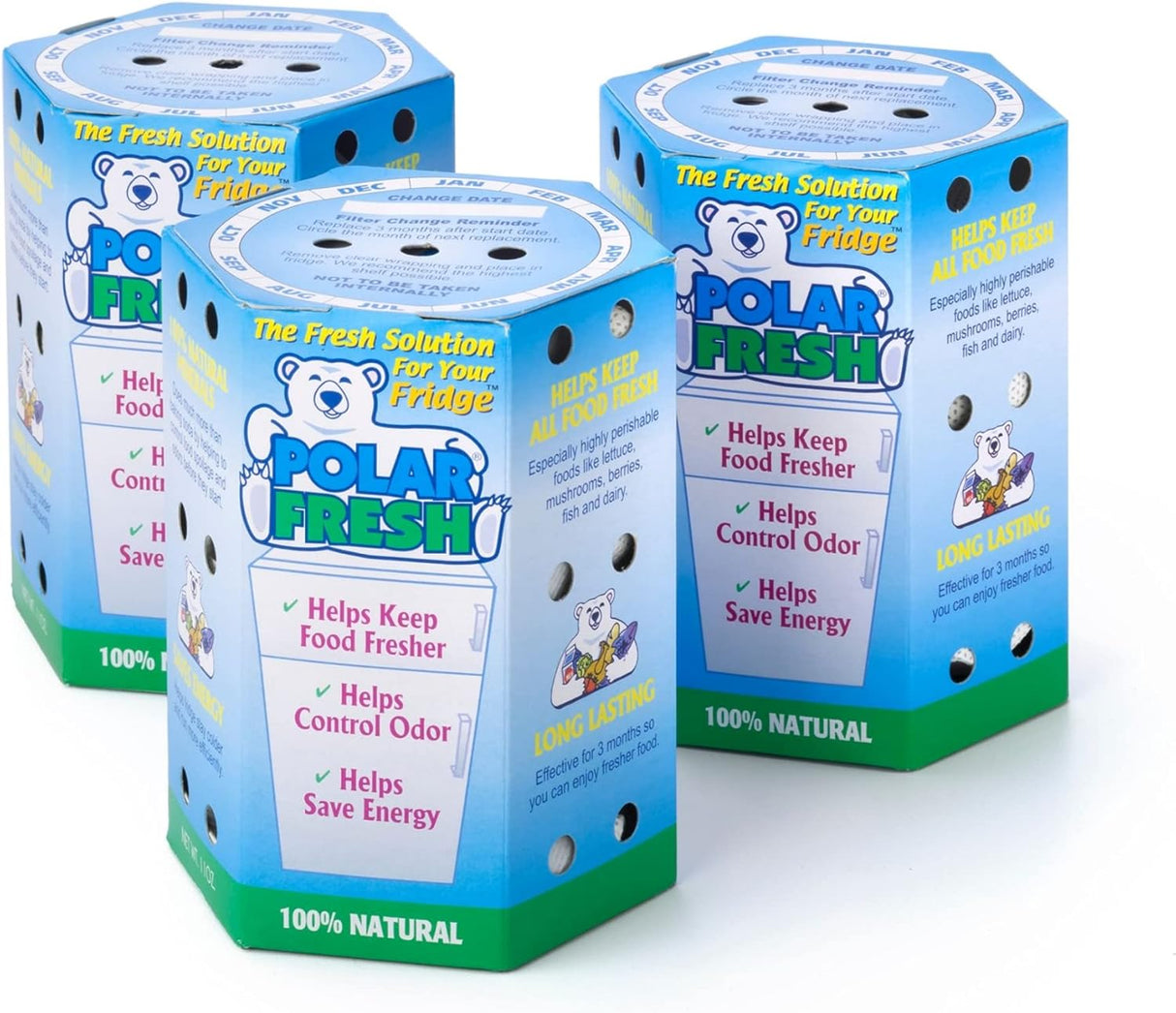 Absorbente de Olores y Humedad - Marca Natural - 3 Pack