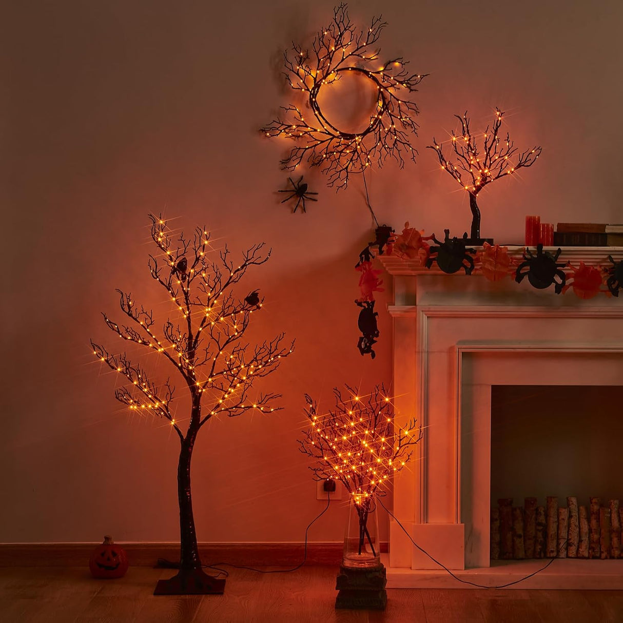 Árbol Halloween Birchlitland con 150 luces, modelo 4TF