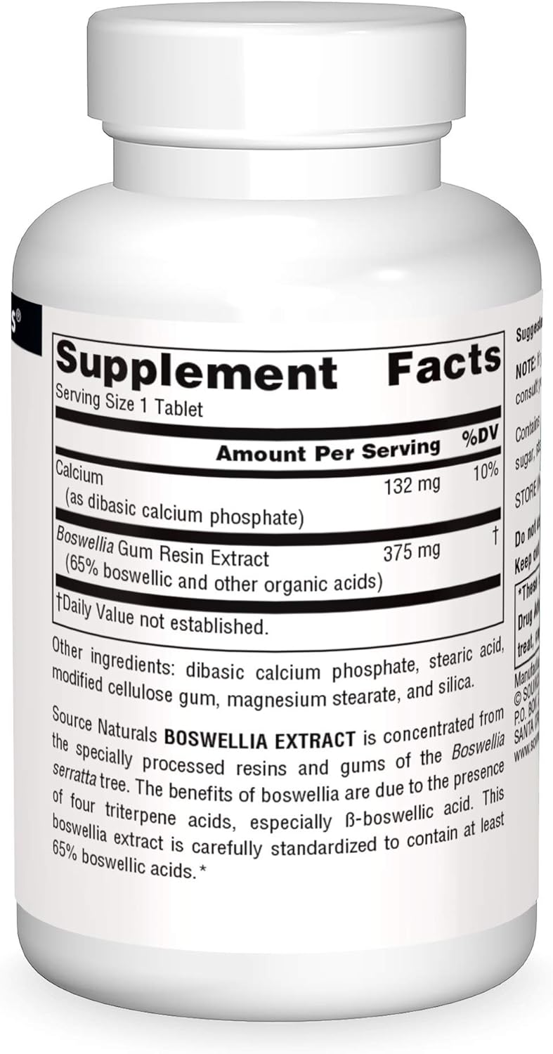 Extracto de Boswellia 243 mg Suplemento Dietético - 50 Tabletas