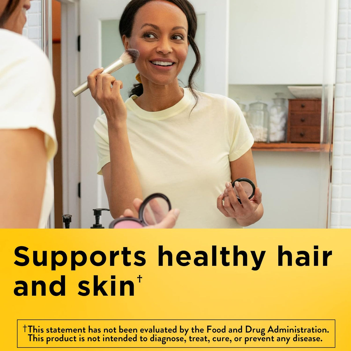 Suplemento Biotina una por día (vitamina B7) 1000 mcg 120