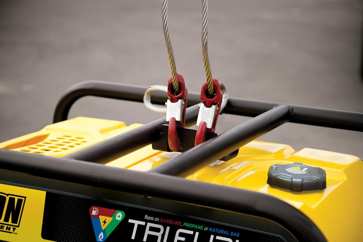 Generador portátil Champion 15,000W trifuel con arranque eléctrico