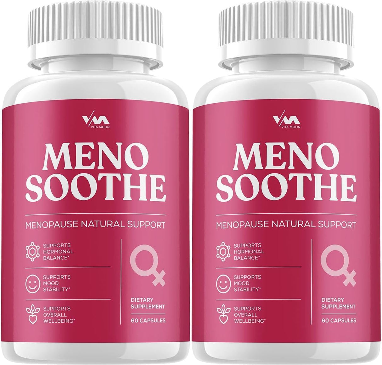 Capsulas MenoSoothe Avanzadas, Apoyo Natural, 120 Uds