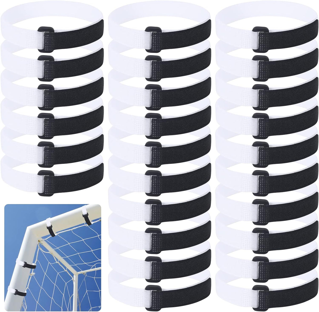 Correas de Fijación para Red de Portería de Fútbol 14 x 0.8