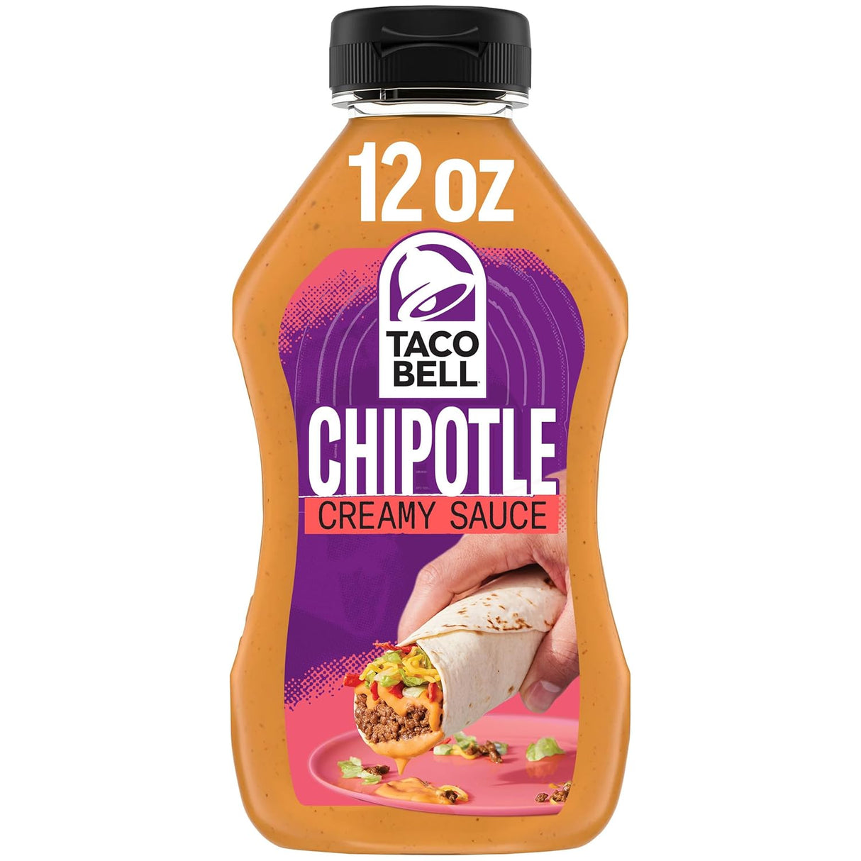 Salsa Cremosa Chipotle Taco Bell, 12 fl oz Botella
