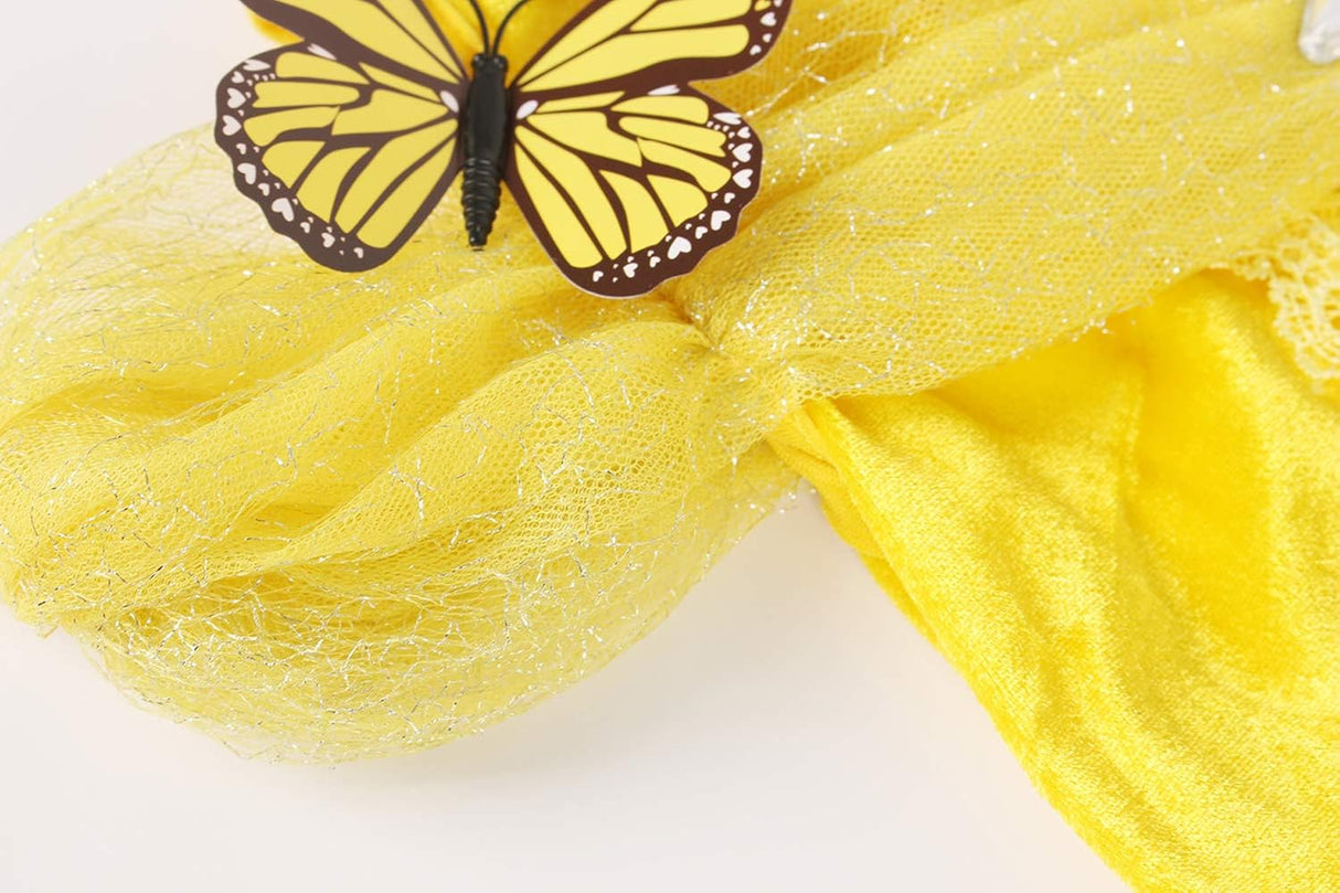 Disfraces de princesa para niñas amarillo talla 8 años
