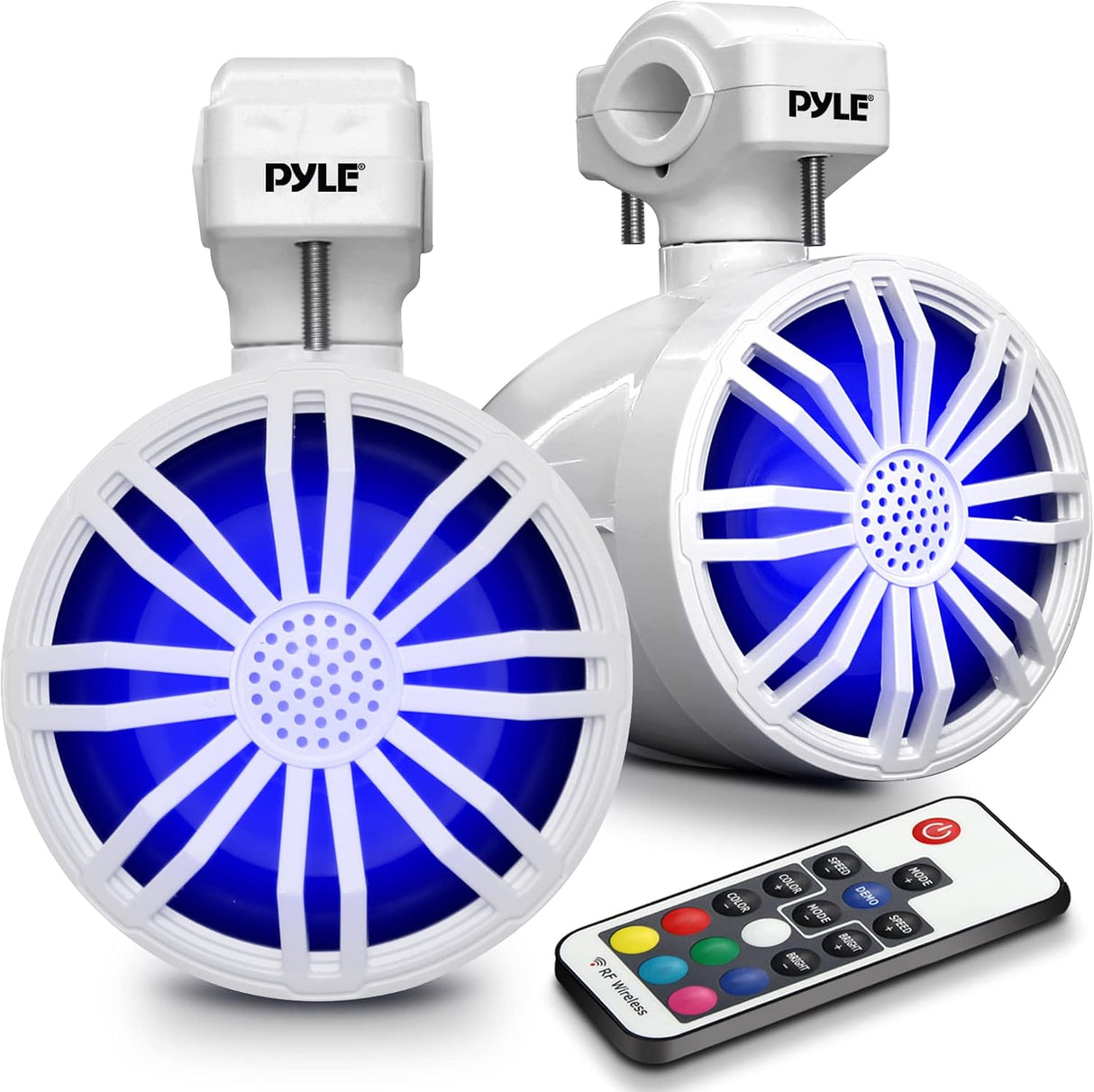 Parlantes todoterreno impermeables blancos PYLE PLMRBT33WT