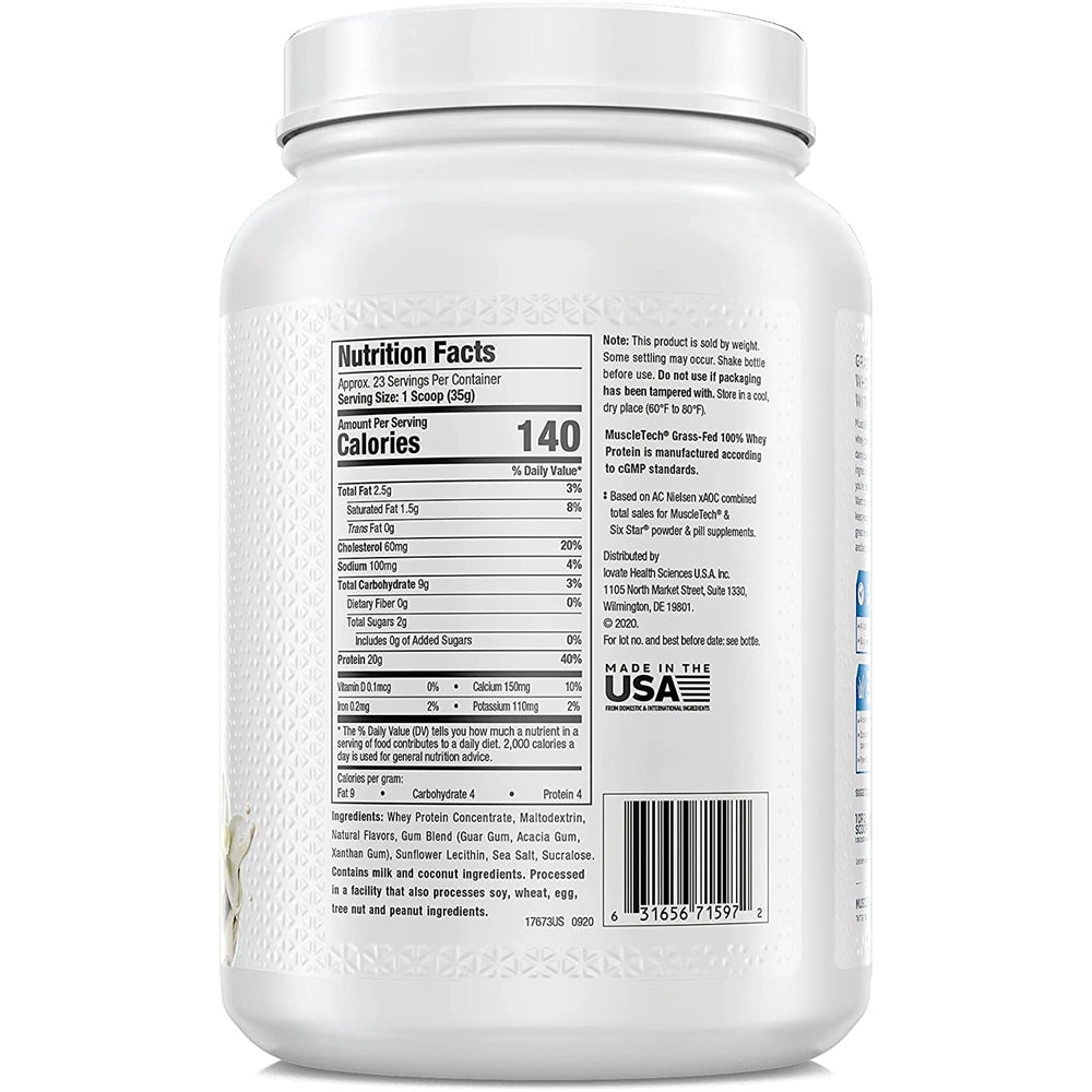 Suplementos Proteína de suero de leche en polvo Vainilla
