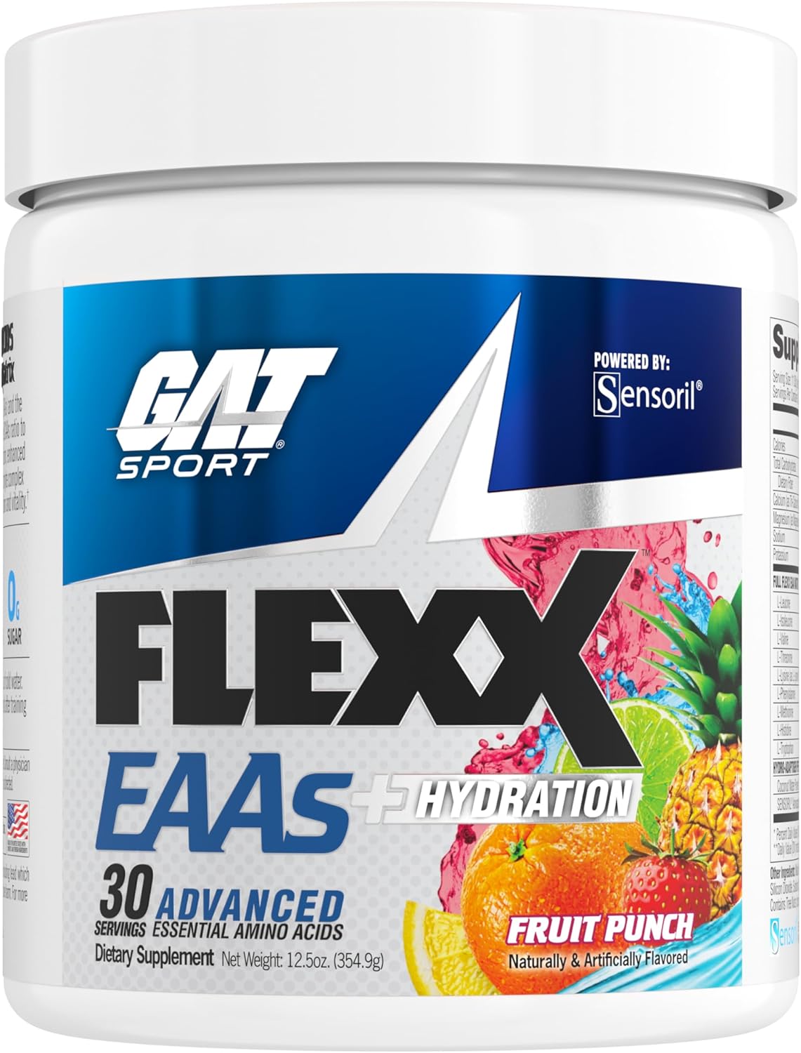 GAT SPORT Flexx EAAs + Hidratación Amino Avanzados 30 Servs