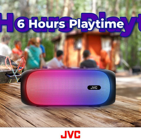 Altavoz Inalámbrico JVC 30W, Bluetooth 5.0, 6h Batería - SPPA7BTB
