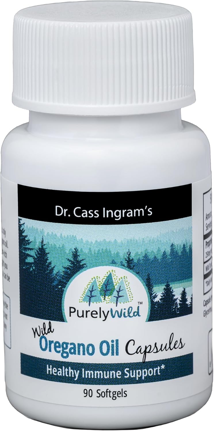Gelcaps de Orégano Puro Wild Dr. Cass Ingram 90 cápsulas