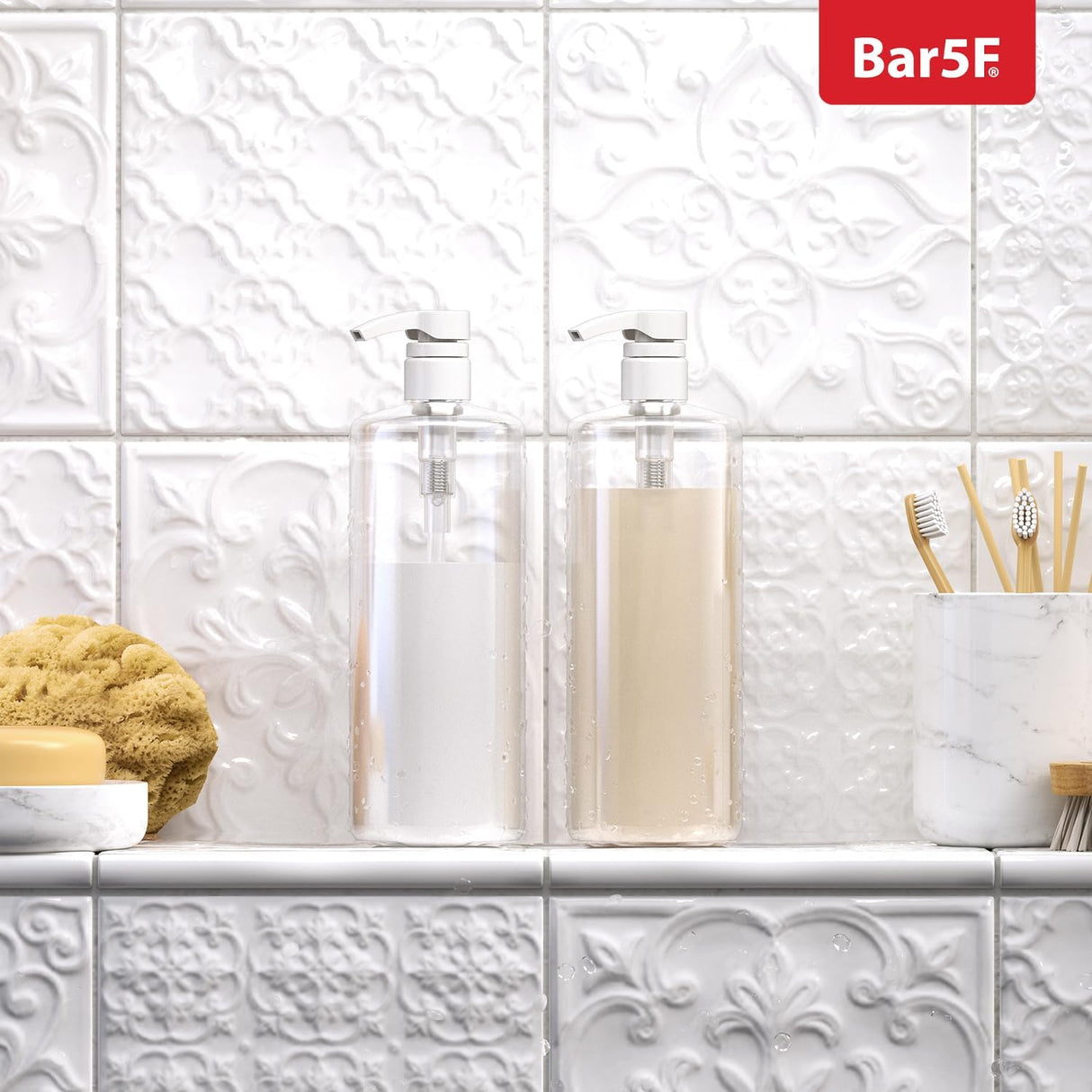 Bomba Universal para Champú/Acondicionador 1 L, Pieza 2