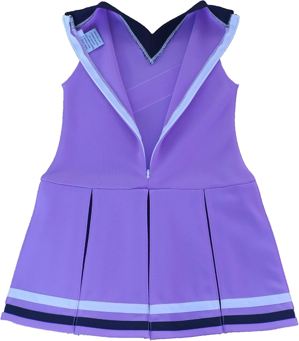 Disfraces de animadora de Halloween lila talla XXL